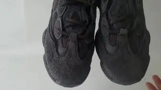 UA YEEZY Boost 500 All Black Unboxing Review