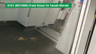 [Six Minutes Delay][SMRT] R151 (807/808) from Simei to Tanah Merah