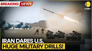 BREAKING: Iran Holds Massive Naval Drills Near U.S. Warship | Iranian Navy In Action | WION