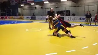 BC Wrestling Provs 2017 Haley Second match
