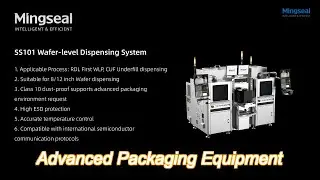 fan out 2.5d chip automated glue dispenser on wafer on substrate wafer level dispensing machine