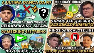 FIXA/GODKILL TOMAM CALOTE! ULTIMA DAN&Ccedil;A R7! LIPAO VAZA MAPEAMENTO LIDOMA! GAMEZKING FAZ 3x1 TREINO!