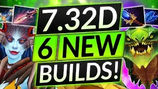 Top 6 NEW BROKEN Hero Builds for Patch 7.32D - LITERALLY FREE MMR - Dota 2 Guide