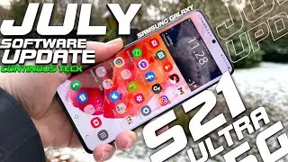 S21 Ultra 5G Samsung July Software Update 2022 🔥 #s21ultra #s21 #softwareupdate -Continous TecX