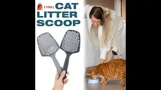 EYNEL Sifting Cat Litter Scoop with Holder &mdash; Clean & Odor-Free Litter Box 🐾