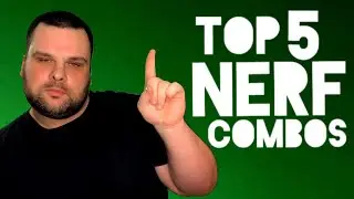 Top 5 FAVORITE NERF Comboz!