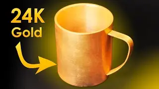 Making a GOLDEN CUP FROM OLD JEWELRY!