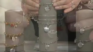 Zodiac Multi-charm Expandable Bangle on QVC
