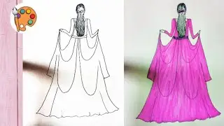 Princess Drawing _Anna ||Drawing for beginners||Drawing 4u