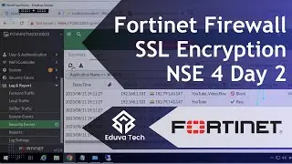 NSE 4  - Day 2 | Fortinet/Fortigate Firewall - SSL Inspection | Eduva Tech