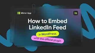 How to Add a LinkedIn Widget to WordPress Using Shortcode | Guide