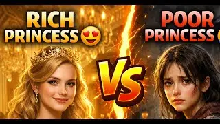 Rich Princess vs Broke Princess | A Powerful Story About True Royalty & Life Lessons