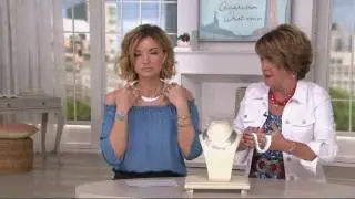 Sterling Silver 100 Strand Liquid Silver Necklace by American West on QVC