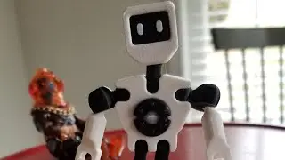 robot action figure 3 colors, one plate, one color at a time