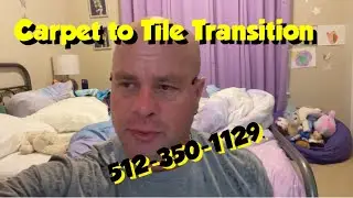 Carpet to Tile Transition Repair. Austin Texas 512-350-1129.