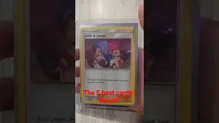 my top 5 best cards i have!!! vmax full art amazing rare!!!