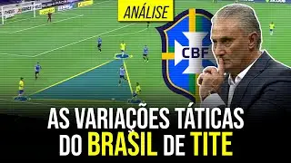 AS VARIAÇÕES TÁTICAS DO BRASIL DE TITE