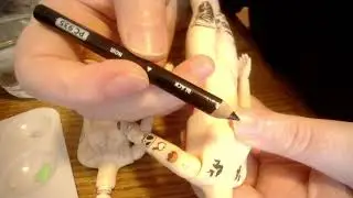Doll Tattoo Tutorial- Hand Drawing & Painting