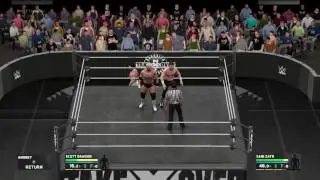 NXT title match Scott Dawson with AMONEY(me) vs Sami Zayn