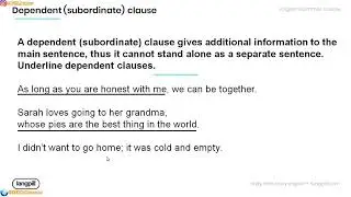 78  2  2  Dependent subordinate Clause  Guided Practice