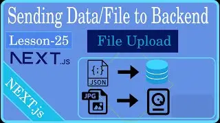 lesson-25: Sending Data/Files to backend and Handle Data from backend | Next.js 13 | TypeScript