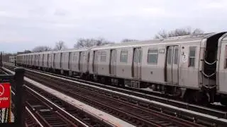 2006-10 [MTA Subway's] ALSTOM Transport R-160A Manhattan Bound's F Train @ Avenue U Station