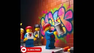Lego AI versus Graffiti #ai #shorts #lego @LEGO