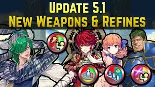 Lewyn, Arden, Genny, & Archer Hinoka New Weapons and Refines (Update 5.1) | Fire Emblem Heroes Guide