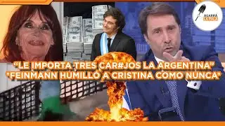 FEINMANN HUMILL&Oacute; A CRISTINA TRAS SUFRIR LA PEOR PALIZA ELECTORAL CONTRA MILEI EN TODA LA HISTORIA