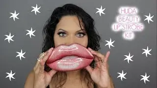 HUDA BEAUTY Lip Swatch in Muse | Huda Beauty Lip Strobe Kit