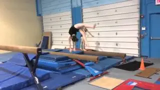 Shannon Gregory - Handspring Layout Layout on Beam
