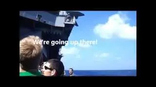 Elevator Ride On An Aircraft Carrier