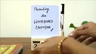 IVEI Wooden Desk Calendar with  White Board