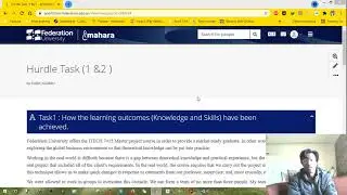 Hurdle Task 2 | Federation University | IIBIT