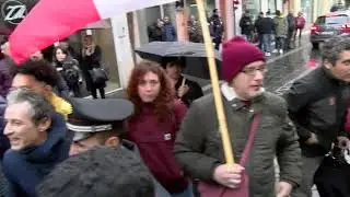 Salvini a Vibo Valentia tra applausi e contestazioni