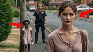Little Girl Keeps Following Cop's Wife, Until Her Husband Realizes Why and Calls Backup