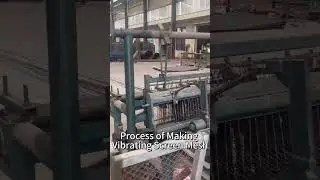 Nairy processing and display of Vibrating Screen Mesh. #Mining machinery industry