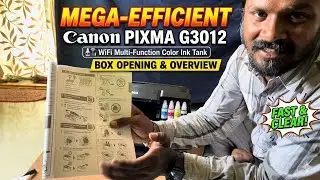 Многофункциональный цветной принтер Canon PIXMA Mega Efficient G3012 с WiFi. Обзор открытия Bosx.