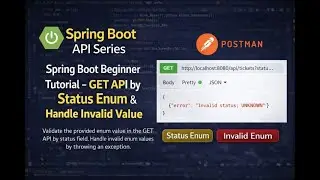 Spring Boot Beginner Tutorial – GET API by Enum Status | Handle Invalid Val | Hindi