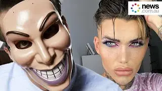 'Purge mask' comparisons after $50k plastic surgery
