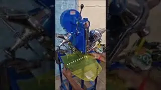 150mm Fully Automatic Plastic Snap button machine, used to fix buttons in File Folders.