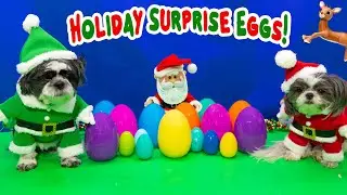Assistant Finds Wiggles and Waggles Favorite Holiday Surprise Eggs