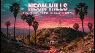NEON HILLS &ndash; Retro Synthwave / Outrun / 80s Dreamy Sunset Vibe