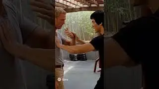 Bruce Lee teaching to Steve McQueen  #viralshort