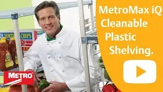 MetroMax iQ&reg; Cleanable Plastic Shelving
