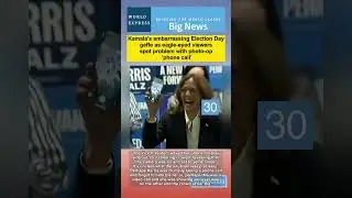 Kamala'sembarrassingElection Day gaffe as eagle-eyed viewers spot problem with photo-op 'phone call'