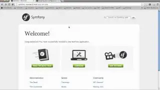 How to install and setup symfony2 using composer
