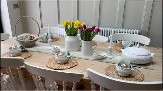 Styling my Easter Table using only Thrifted or crafted items 🌸