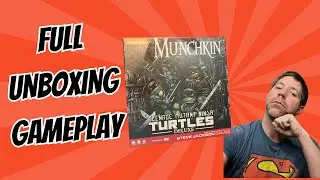 TMNT Board Game Munchkin Kickstarter Unboxing and Gameplay