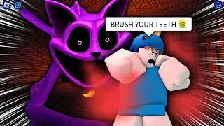 ROBLOX Brookhaven 🏡RP POPPY PLAYTIME: Chapter 3 FUNNY MOMENTS (CATNAP)